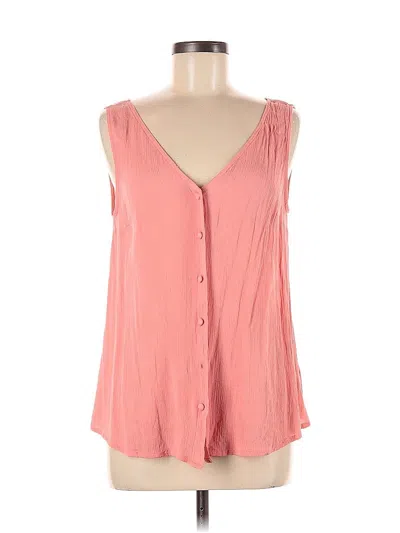 Pre-owned Asos Design Sleeveless Blouse In Pink