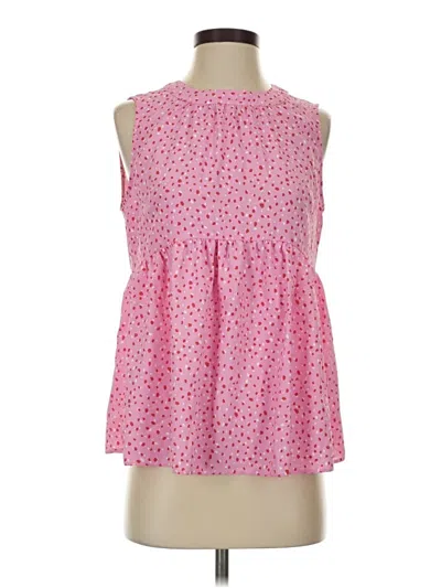 Pre-owned Asos Design Sleeveless Blouse In Pink