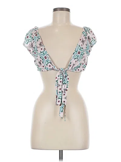 Pre-owned Asos Design Sleeveless Blouse In Teal