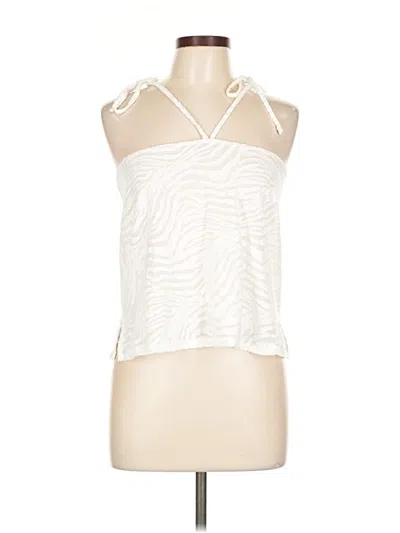 Pre-owned Asos Design Sleeveless Blouse In White
