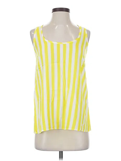 Pre-owned Asos Design Sleeveless Blouse In Yellow