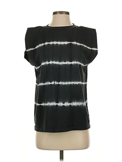 Pre-owned Asos Design Sleeveless T-shirt In Black