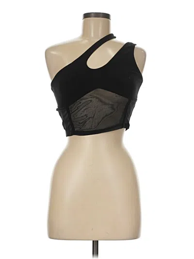 Pre-owned Asos Design Sleeveless Top Black One Shoulder Neckline Tops