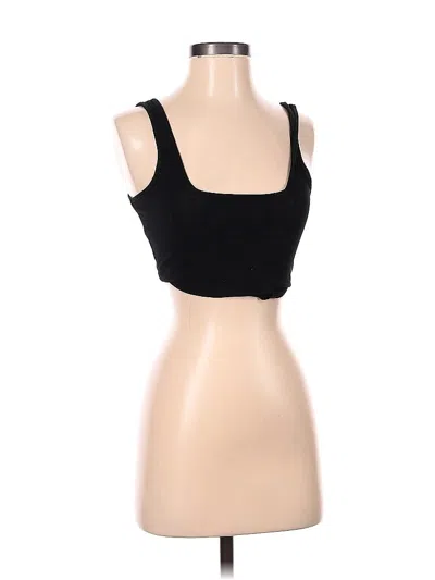Pre-owned Asos Design Sleeveless Top Black Sweetheart Neckline Tops