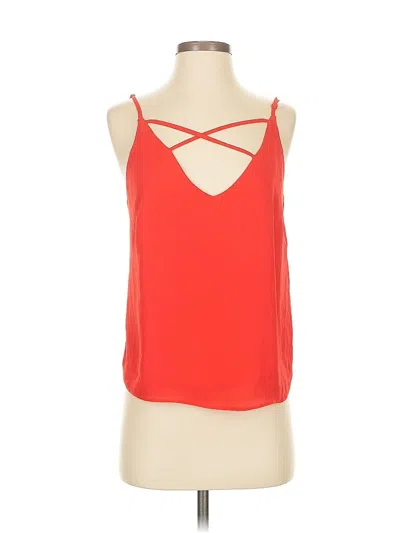 Pre-owned Asos Design Sleeveless Top Orange Halter Neckline Tops