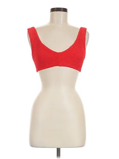 Pre-owned Asos Design Sleeveless Top Red Sweetheart Neckline Tops