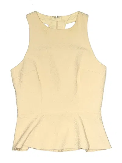 Pre-owned Asos Design Sleeveless Top Tan Halter Neckline Tops In Brown