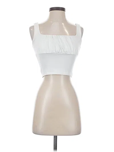 Pre-owned Asos Design Sleeveless Top White Strapless Neckline Tops