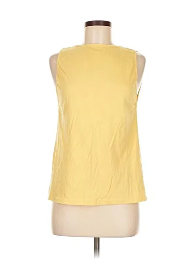 Pre-owned Asos Design Sleeveless Top Yellow Halter Neckline Tops