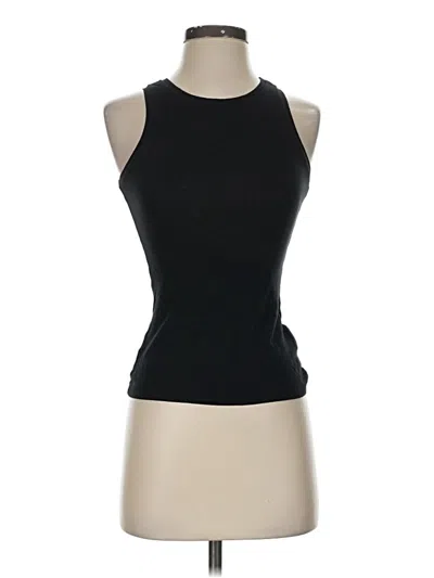 Pre-owned Asos Design Sleeveless T-shirt In Black