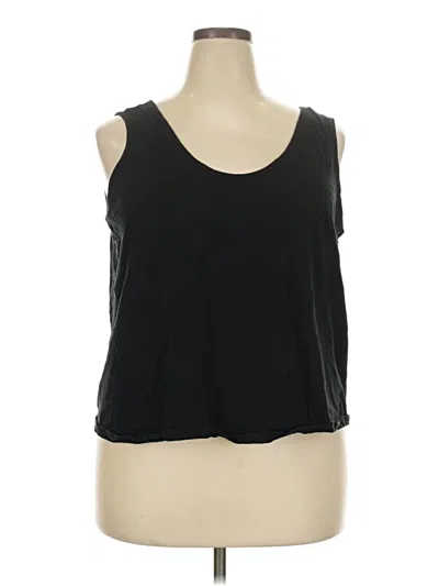 Pre-owned Asos Design Sleeveless T-shirt In Black