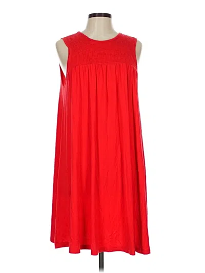 Pre-owned Asos Design Sleeveless T-shirt In Red