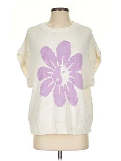 Pre-owned Asos Design Sweater Vest In Ivory