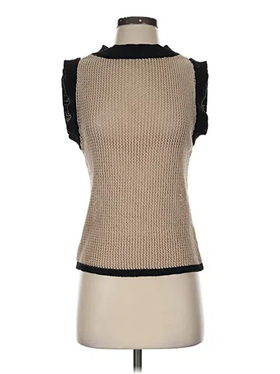 Pre-owned Asos Design Sweater Vest In Tan