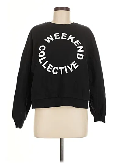 Pre-owned Asos Design Sweatshirt In Black