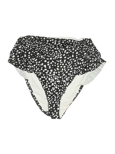 Pre-owned Asos Design Swimsuit Bottoms In Black