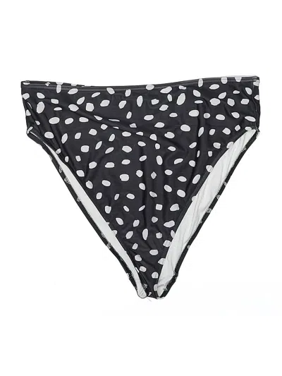 Pre-owned Asos Design Swimsuit Bottoms In Black