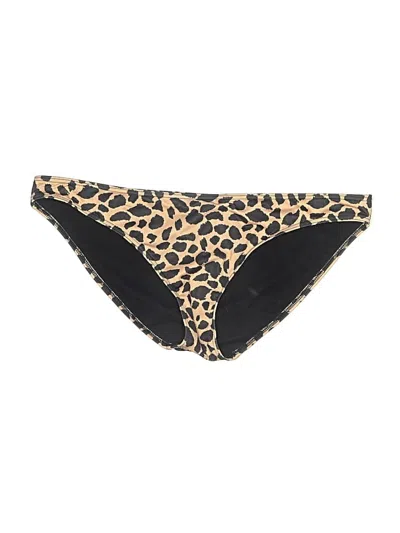 Pre-owned Asos Design Swimsuit Bottoms In Gold