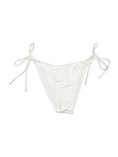 Pre-owned Asos Design Swimsuit Bottoms In Ivory