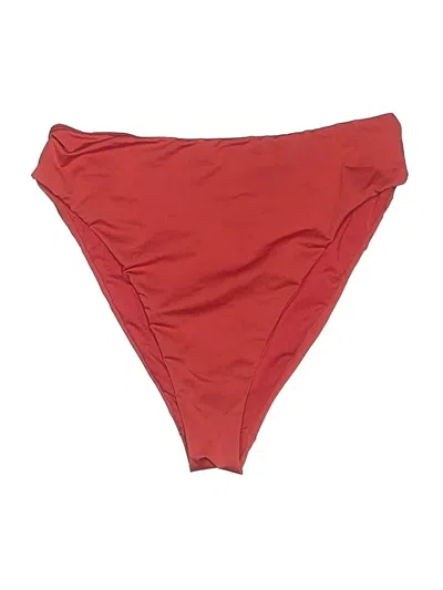 Pre-owned Asos Design Swimsuit Bottoms In Red