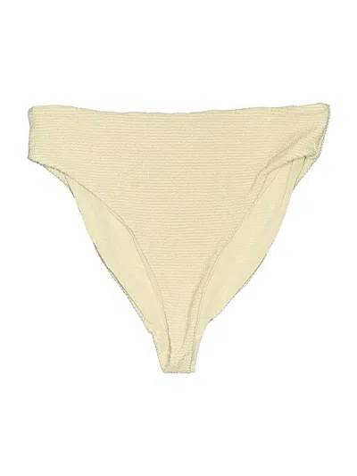 Pre-owned Asos Design Swimsuit Bottoms In White