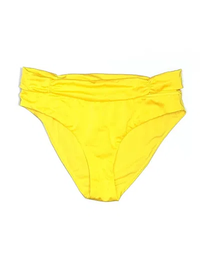 Pre-owned Asos Design Swimsuit Bottoms In Yellow