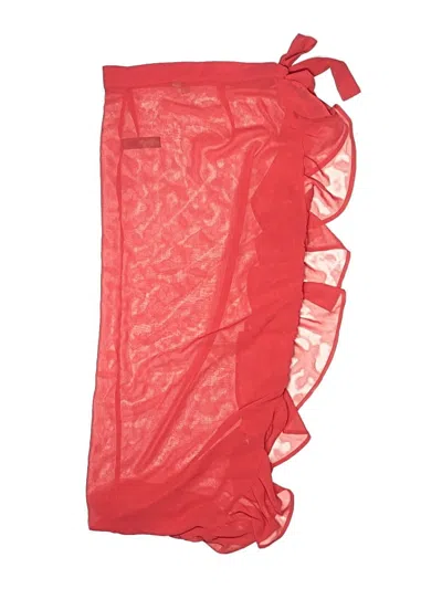 Pre-owned Asos Design Swimsuit Cover Up In Red