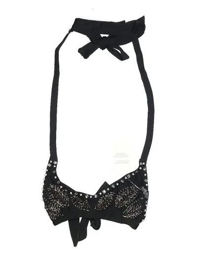 Pre-owned Asos Design Swimsuit Top Black Swimwear