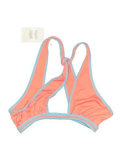 Asos Design Swimsuit Top Orange Swimwear