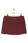 Asos Design Tailored Detail Miniskirt