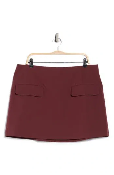 Asos Design Tailored Detail Miniskirt