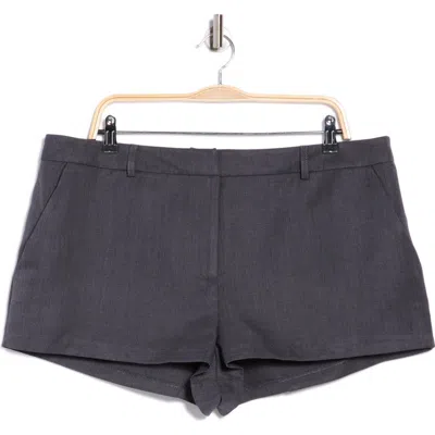Asos Design Tailored Micro Shorts In Gray