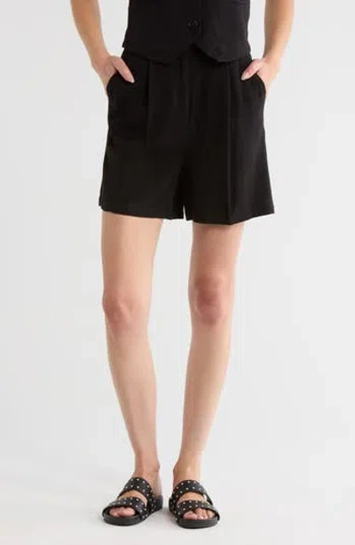 Asos Design Tall Dad Shorts In Black