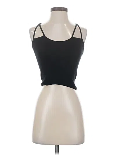 Pre-owned Asos Design Tank Top Black Halter Neckline Tops