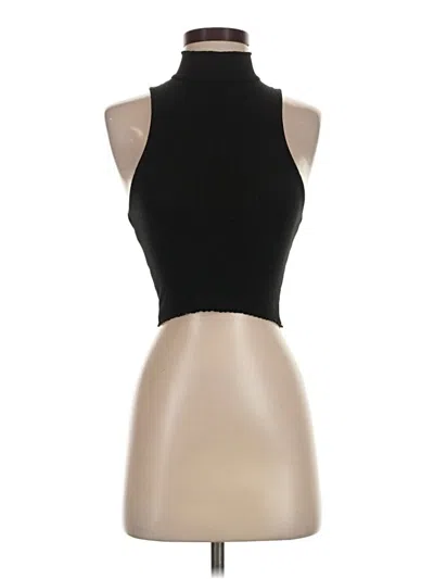 Pre-owned Asos Design Tank Top Black Halter Neckline Tops