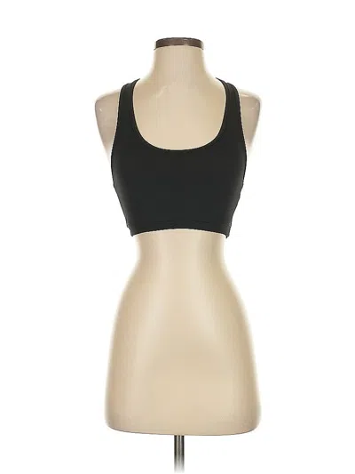 Pre-owned Asos Design Tank Top Black Solid Pattern Halter Neckline Tops