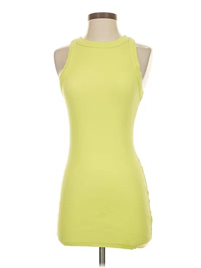Pre-owned Asos Design Tank Top Green Halter Neckline Tops