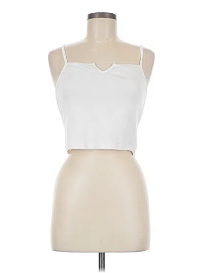 Pre-owned Asos Design Tank Top Ivory Halter Neckline Tops