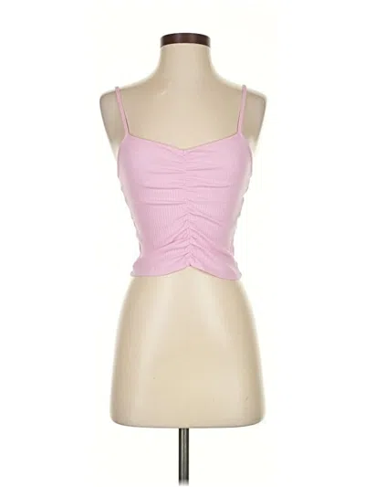Pre-owned Asos Design Tank Top Pink Strapless Neckline Tops