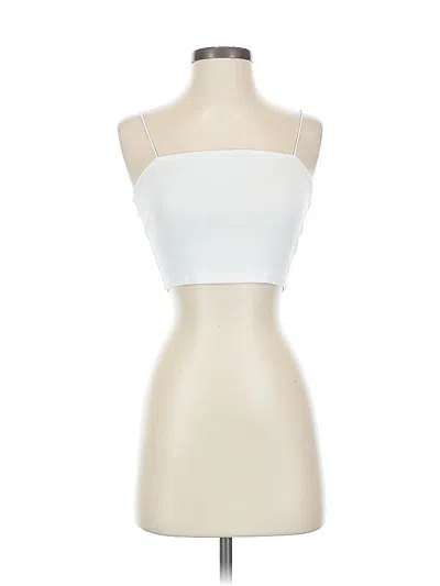 Pre-owned Asos Design Tank Top White Strapless Neckline Tops