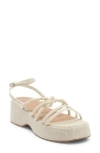 Asos Design Tari Rope Strap Wedge Platform Sandal