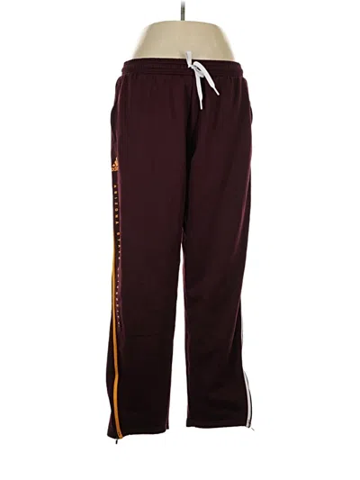 Pre-owned Asos Design Track Pants In Burgundy