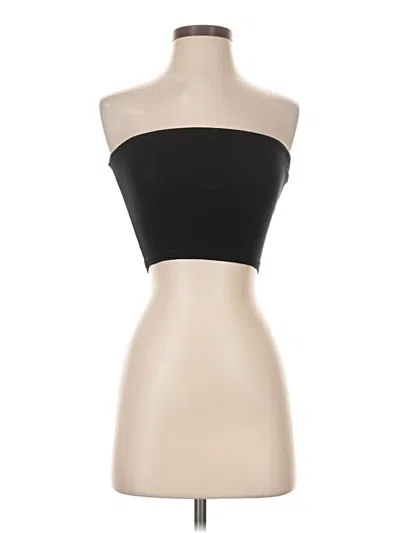 Pre-owned Asos Design Tube Top Black Strapless Neckline Tops