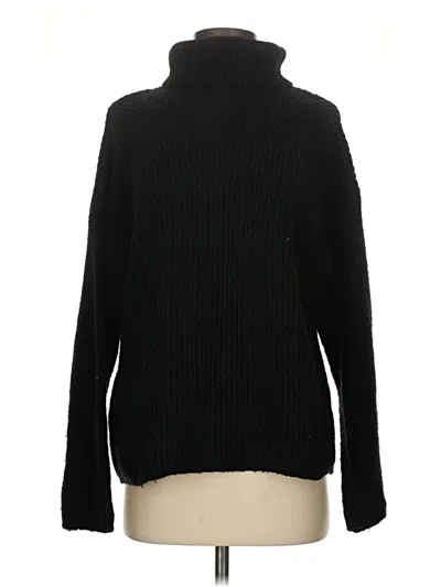Pre-owned Asos Design Turtleneck Sweater In Black