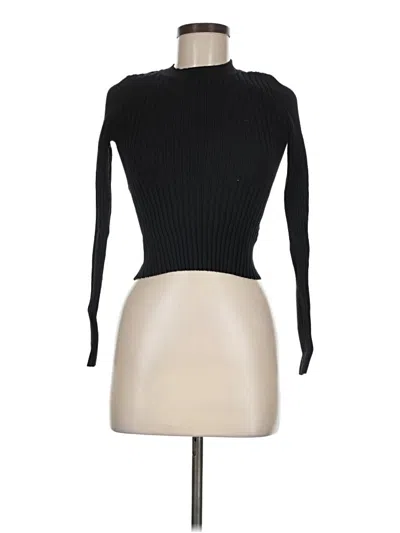 Pre-owned Asos Design Turtleneck Sweater In Black