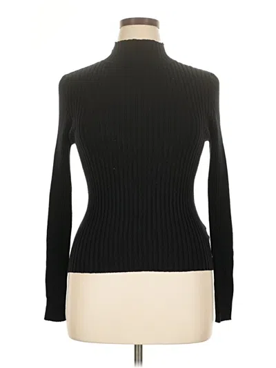 Pre-owned Asos Design Turtleneck Sweater In Black
