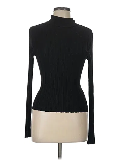 Pre-owned Asos Design Turtleneck Sweater In Black