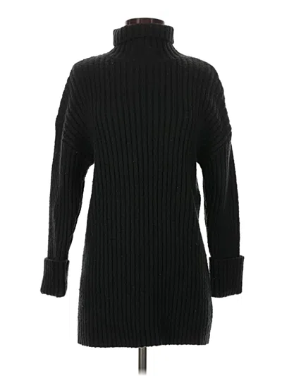 Pre-owned Asos Design Turtleneck Sweater In Black