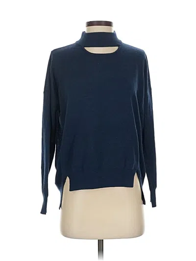 Pre-owned Asos Design Turtleneck Sweater In Blue