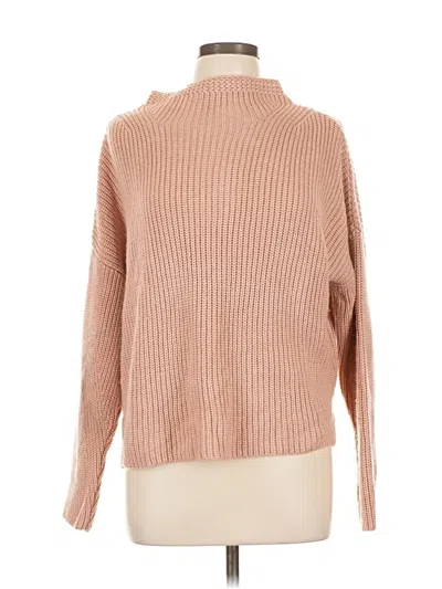 Pre-owned Asos Design Turtleneck Sweater In Brown